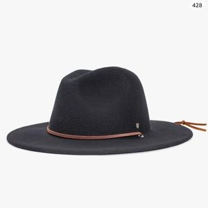Brixton Men's Field Wide Brim Felt Fedora Hat size M